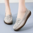 thumbnail image 5 of Clearance Black Sandals, Xunlbb Women's Fashion Casual Spring New Style Solid Color Hollow Breathable Shoes(Gray,Size:38), 5 of 7