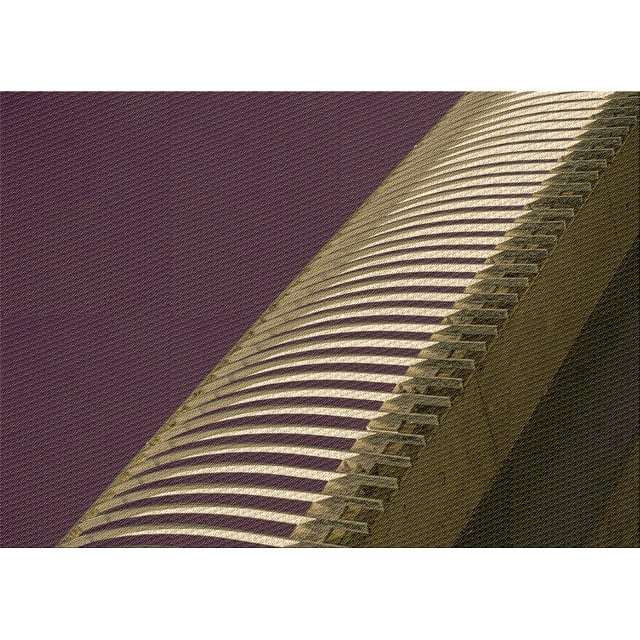 Ahgly Company Tapis Rectangulaire Lavable en Machine Intérieur Transitionnel Amande Foncé, 6 Pieds x 9 Pieds