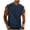 K-197 Navy, variant on Red Mens Collared Neck Vests Workout Athletic Lounge Jogger Button Vest Tops for Mens Sleeveless Fish Net Cami Tank Plain Fall Summer Vest 2026 Clothing L