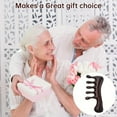 thumbnail image 3 of 1 Gjinxi LOC Comb Massage Comb, Wooden Scalp Massage Comb Massage Comb, Rosewood Scalp Massage Comb Massage Comb, Wooden Comb, Head Massage Wooden Brush Scraping Comb, Meridian Massage Comb, 3 of 8