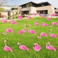 thumbnail image 1 of Letreros Pink Flamingo Yard de Subacy, 20 unidades, con 40 estacas, 1 of 6