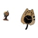thumbnail image 5 of Figura de escritorio,Reloj de mesa con figura de globo terráqueo,decoración para oficina y hogar,Reloj de pared,Reloj de pared decorativo con forma de gato para sala de estar silenciosa,Reloj, 5 of 8