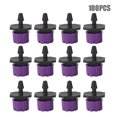 thumbnail image 2 of Peggybuy 100pcs Adjustable Water Dropper Irrigation Hose Drip Head (Purple), 2 of 9