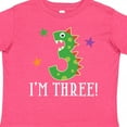 thumbnail image 4 of Inktastic 3rd Birthday Dinosaur Party Boys or Girls Toddler T-Shirt, 4 of 5