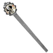 Dalmatians Vintage Silver Lace-Edged Bookmark: the Gift for Bookworms and Literary Enthusiasts