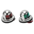 thumbnail image 2 of Red Green Boat Light,  Rustproof Marine Red Green Signal Lamp  For Boat, 2 of 8