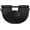 Black, variant on Clutch Purses for Women Evening/Wedding Chic Half Round Woven Bag Formal PU Leather Purse Designer Handbags for Party Prom