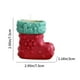 thumbnail image 3 of Regalo de media navideña con velas aromáticas con aromaterapia | Cera de soja, fragancia floral romántica, quemadura duradera, verde rojo decorativo, 104g, vela navideña para relajarse en casa, 3 of 6