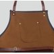 thumbnail image 5 of CHAO Delantal de chef para hombres y mujeres Delantal de cuero impermeable con bolsillos Correas cruzadas para cocina Barbacoa Cocina Barbero Barista Delantal Trabajo Manue (Estilo 2), 5 of 5