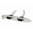 thumbnail image 2 of StarTech 2 Port 16in DB9 Serial Port Bracket to 10 Pin Header - IDC Female Motherboard - DB-9 Male Serial - 16 - Gray", 2 of 3