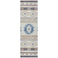 thumbnail image 2 of Addison Rugs Dream Shag Premium Machine Washable Transitional Aztec Taupe Runner Rug, 2'3" x 7'6", 2 of 8