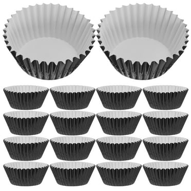 100 Pcs Cake Cups Muffins Baking Supplies Large Cupcake Liners Cupcake Liners For Baking Aluminum Foil Cake Tins