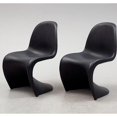 thumbnail image 1 of Heavenly Collection Matte Plastic Dining Chair SET OF 2, 1 of 3