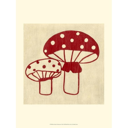 Best Friends - Mushrooms Print Wall Art By Chariklia