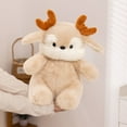 thumbnail image 4 of Gumesh 15.7" Christmas Reindeer Plush Toy, Soft Cuddly Stuffed Animal Doll, Holiday Gift for Kids & Adults, 4 of 6