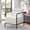 White, variant on JURANYAZHU Metal Frame Armchair, Modern Upholstered Accent Chair with Tufted Back for Living Room Bedroom, White