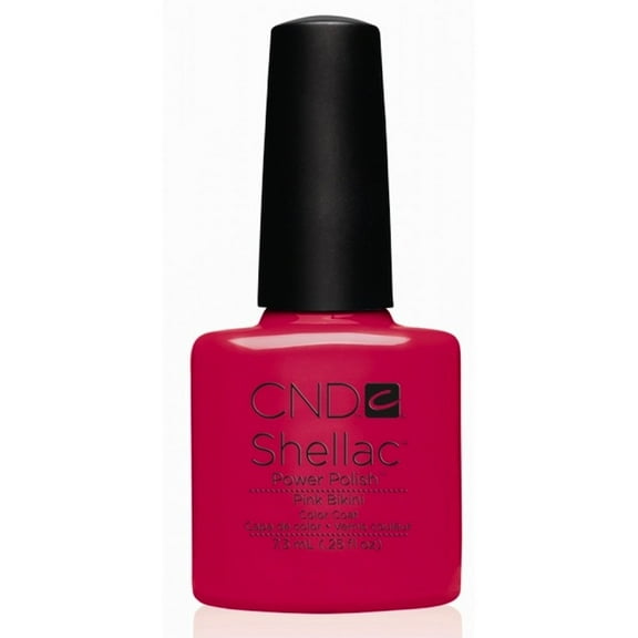 CND Shellac Gel Nail Polish, Pink Bikini, 0.25 Fl Oz