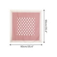 thumbnail image 3 of INSPIRE CHIC Women Polka Dots 35"x35" Large Square Scarf Satin Silk Like Head Wrap Bandanas Neck Scarves Pink 35.4x35.4", 3 of 6