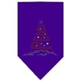 thumbnail image 5 of Christmas Pet and Dog Bandana Rhinestone, "Peace Tree", 5 of 9