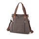 thumbnail image 1 of Bolso Multifuncional De Lona De Gran Capacidad Lab.G, Café oscuro, 1 of 5