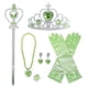 thumbnail image 1 of Vestido de niña, disfraz de Tiana, disfraz de princesa y sapo, película de Anime, ropa de juego de rol, Halloween, carnaval, princesa Dress2-3Y Tag-100 Gao Jinjia LED, 1 of 2