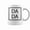 Light Green, variant on Dada Fathers Day For New Dad Him Papa Grandpa Coffee Mugs