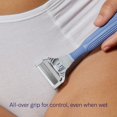 thumbnail image 4 of Flamingo Pubic Hair Razor for Women Starter Set - Women's Pubic Hair Razor for Intimate Areas - Skin-Friendly for Sensitive Skin - 1 Handle, 5 Five-Blade Refills & 1 Shower Holder, 4 of 7