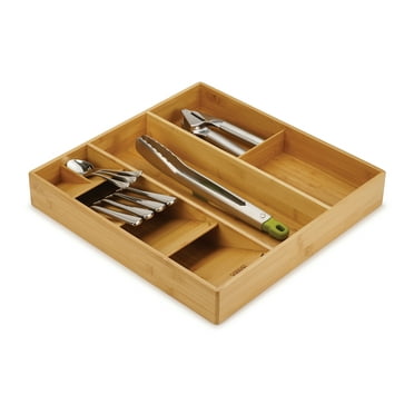 Joseph Joseph DrawerStore Bamboo Drawer Organizer for Cutlery, Utensils and Gadgets