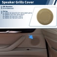 thumbnail image 2 of Cubierta de Rejilla de Altavoz Delantera/Trasera Universal Unique Bargains para BMW X5 X6 E70 E71 E72 07-13 Beige, Funda Protectora de Subwoofer de Audio con Diseño de Encastre de Plástico, 2 of 6