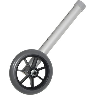 Drive Medical Universal Walker Wheels, 5", 1 Pair