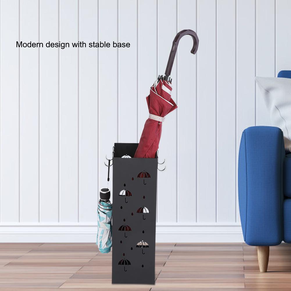 FAGINEY Umbrella Design Entryway Umbrellas Iron Holder Storage Rack