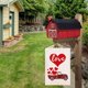 thumbnail image 4 of Bandera De Jardín De San Valentín Arpillera Bandera De Jardín De Doble Cara Impreso Corazón De Amor Para El Hogar Vacaciones Aniversario Boda Patio Decoración Al Aire Libre Advancent HA034551-00, 4 of 6