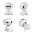 thumbnail image 2 of Figura de robot Baymax de plástico con dibujos animados que mueve la cabeza, adornos para el interior del coche, muñecos de Big Hero, accesorios de adorno, 2 of 4