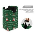 thumbnail image 3 of Yayeee Freestanding Laundry Hamper with Handle Collapsible Large Storage Basket for Clothes, Green Christmas Trees, 3 of 7