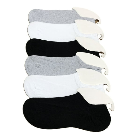 H & B Men's Ankle Socks, Low-Cut Athletic Running Casual Breathable 6-Pack