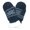 Navy, variant on Grand Sierra  Ragg Wool Snowflake Mitten (Women)