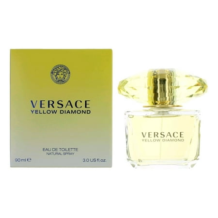 Versace Yellow Diamond Eau de Toilette Perfume for Women, 3 Oz Full Size