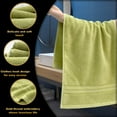 thumbnail image 5 of Twfbrm 6 Pack Premium Hand Towels - Cotton Turkish Hand Towels Highly Absorbent & Quick Dry Face Towels, 400GSM Ultra Soft Microfiber Bath Towels for Beach Gym Shower Hotel and Spa, 13.3"x29", 5 of 9