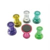 Interchangeable Magnetic Board Accessories Magnetic Push Pins, Assorted, 6/Pack