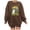 Coffee, variant on WXLWZYWL Halloween Sweatshirt for Women Oversized Crewneck Pullover Graphic Long Sleeve Top Cute Y2k Loose Fit