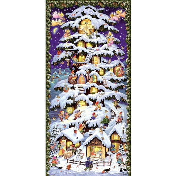 Alexander Taron 23.75" Korsch Advent Tree Tower Christmas Wall Decoration