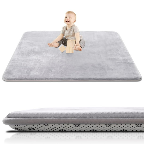Alfombra de Juego para Bebé SEPARO Acolchada 3 cm 120x120 cm Antideslizante