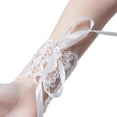 thumbnail image 2 of Guantes de princesa para niñas, vestido para niñas, guante de encaje, disfraz de fotografía de diamantes, 2 of 4