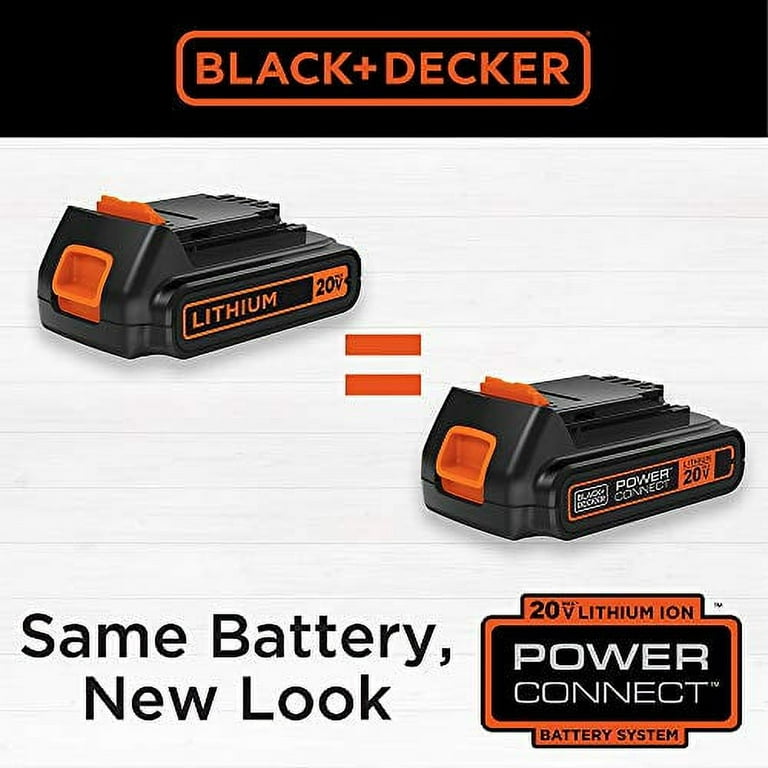 BLACK+DECKER LBXR20-OPE2 2-Pack Max Lithium Ion Battery, 20-Volt