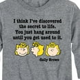 thumbnail image 3 of Peanuts - Sally Secret To Life - Toddler And Youth Long Sleeve Graphic T-Shirt, 3 of 6