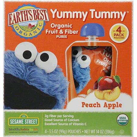Earth's Best Organic Yummy Tummy Peach A