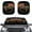 American Flag Mountain Brown Bear, variant on Garronmavis Starfish Shell Car Sun Shade Abstract Windshield Sunshades Car Sun Visor Sunlight Protector