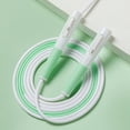 thumbnail image 4 of LJNYFDC Jumping Rope Ergonomic Skipping Rope Length Adjustable No Knot PVC Rope for Physical Testing Training Jump Rope Racing Competition, 4 of 7