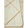 thumbnail image 4 of Handmade Braided White Jute with Natural Beige Color Design Area Rugs, 4 of 4