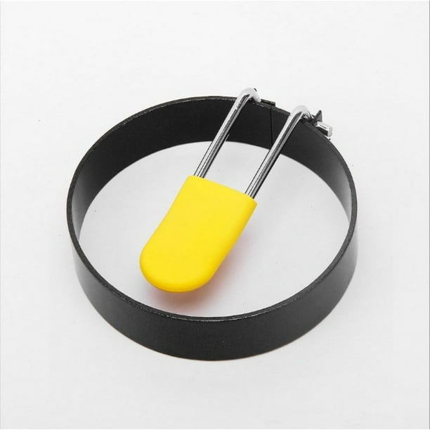 2 piezas, equipado con mango anti escaldaduras, molde de anillo para panqueques de estilo inglés, anillo de olla para huevos antiadherente de acero al carbono